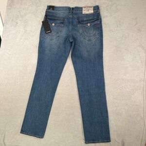 True Religion Geno SN Flap Slim Mens Jeans Medium Spiced Orchard Wash 32 700596